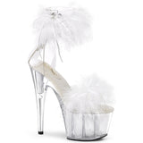 ADORE-724F  Clear-White Fur/White Fur