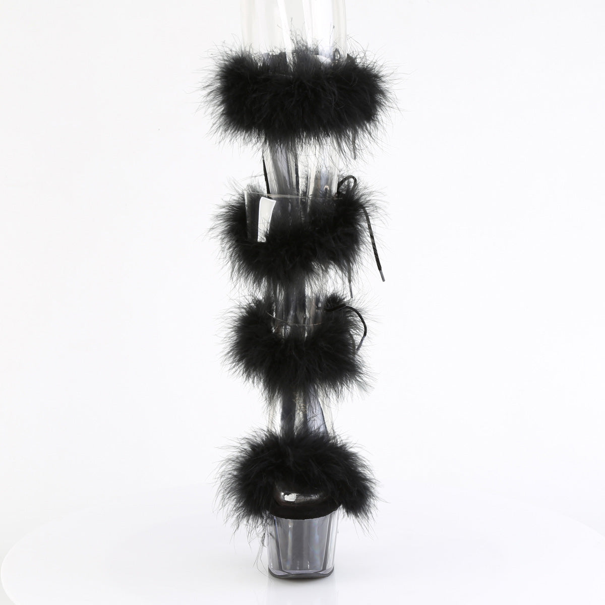 ADORE-728F  Clear-Black Fur/M