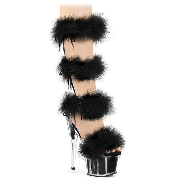 ADORE-728F  Clear-Black Fur/M