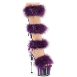 ADORE-728F  Clear-Purple Fur/M