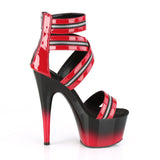 ADORE-766  Red Patent/Black-Red