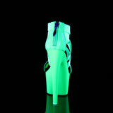 ADORE-769UV  Neon Green Elastic Band-Patent/Neon Green