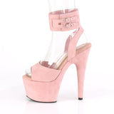 ADORE-791FS  Baby Pink Faux Suede/Baby Pink Faux Suede