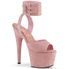 ADORE-791FS  Baby Pink Faux Suede/Baby Pink Faux Suede