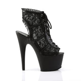 ADORE-796LC  Black Mesh Lace/Black Matte