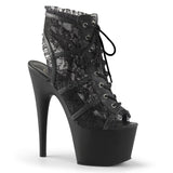 ADORE-796LC  Black Mesh Lace/Black Matte