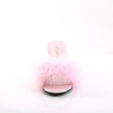 AMOUR-03  Baby Pink Pu-Fur