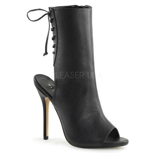 AMUSE-1018  Black Faux Leather