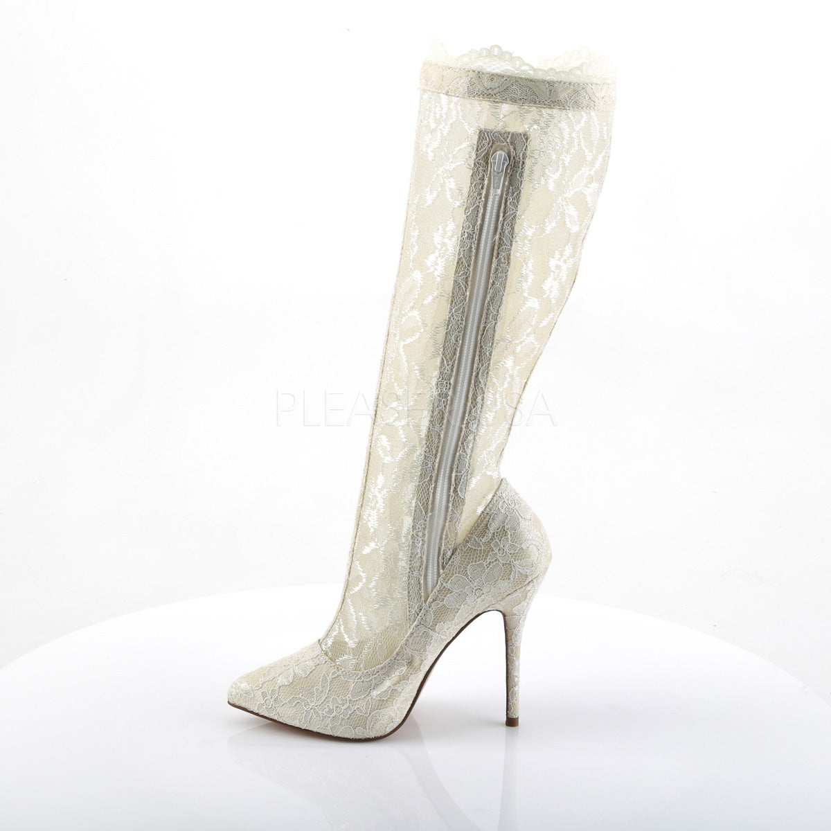 AMUSE-2012  Ivory Satin-Lace