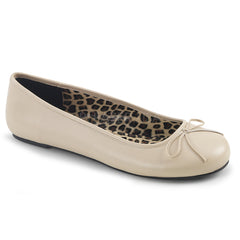 ANNA-01  Cream Faux Leather