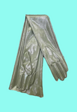 High Shine PVC Opera Length Gloves