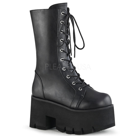 ASHES-105  Black Vegan Leather