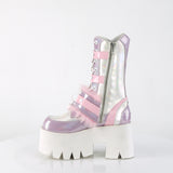 ASHES-120  Baby Pink-Lavender Holographic Patent