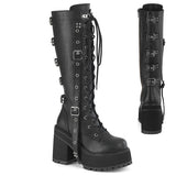 ASSAULT-218  Black Vegan Leather