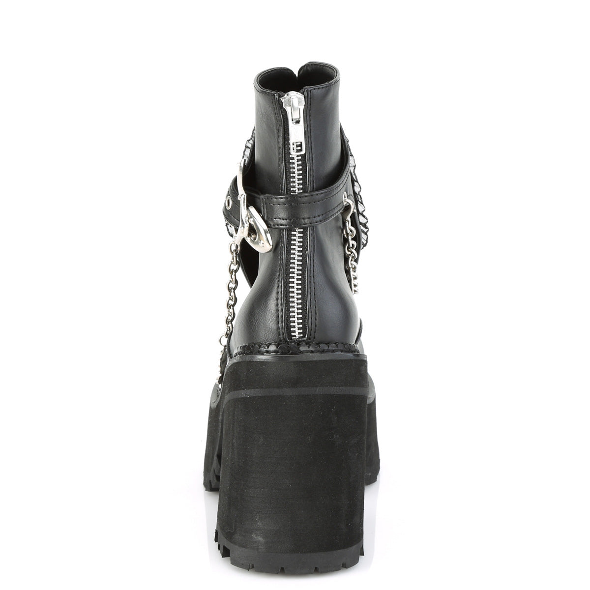 ASSAULT-55  Black Vegan Leather