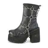 ASSAULT-66  Black Vegan Leather