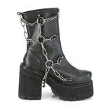 ASSAULT-66  Black Vegan Leather