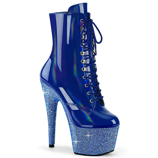 BEJEWELED-1020-7  Blue Holo Patent/Blue AB RS