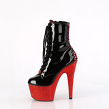 BEJEWELED-1020FH-7  Black-Red Patent/Red RS