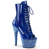 BEJEWELED-1021-7  Blue Holo Patent/Blue AB RS