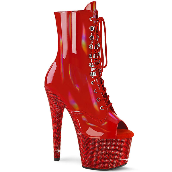 BEJEWELED-1021-7  Red Holo Patent/Red RS