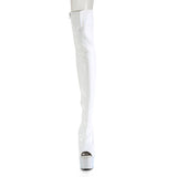 BEJEWELED-3011-7  White Stretch Holo Patent/White RS