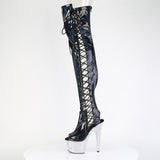 BEJEWELED-3052HG-7  Black Holo Patent/Silver Multi RS