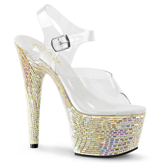 BEJEWELED-708MR Clear Hologram Pearl