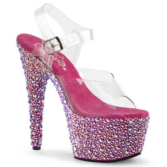 BEJEWELED-708MS  Clear/Hot Pink Multi RS