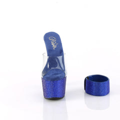 BEJEWELED-712RS  Clear/Royal Blue RS