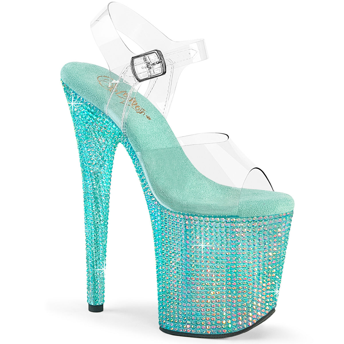 BEJEWELED-808RRS  Clear/Aqua RS