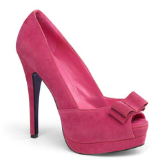 BELLA-10  Fuchsia Sueded Pu