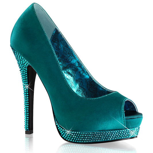 BELLA-12R  Turquoise Satin