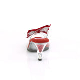 BELLE-301BOW  Clear-Red/Clear