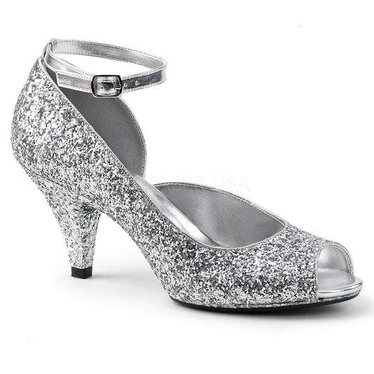 BELLE-381G  Silver Glitter/Silver Glitter