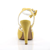 BETTIE-01  Yellow Faux Leather