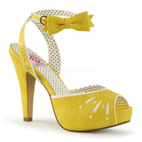 BETTIE-01  Yellow Faux Leather