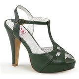 BETTIE-23  Forst Green Faux Leather