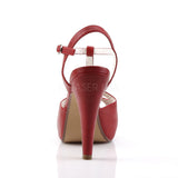BETTIE-23  Red Faux Leather