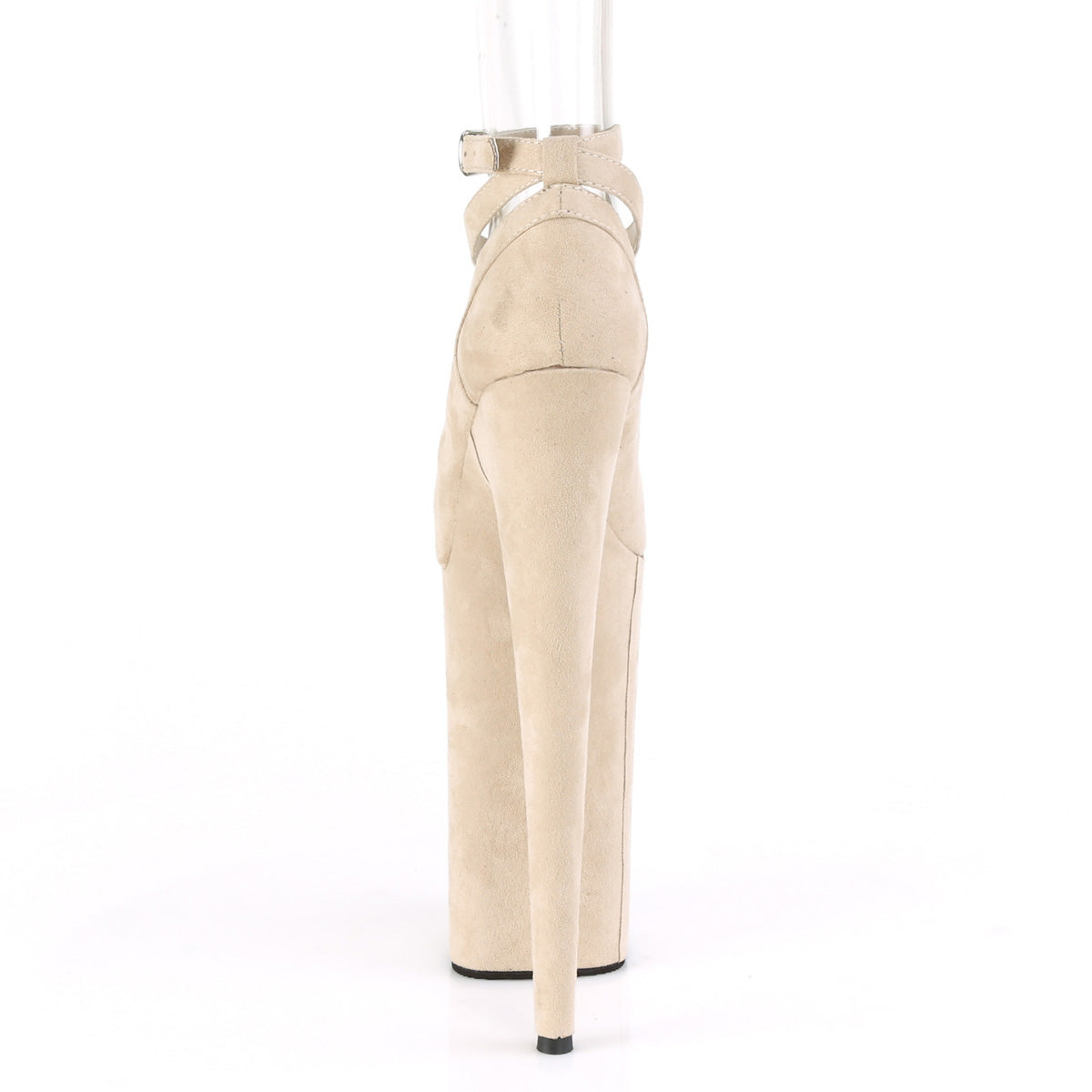 BEYOND-087FS  Beige Faux Suede/Beige Faux Suede