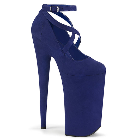 BEYOND-087FS  Royal Blue Faux Suede/Royal Blue Faux Suede