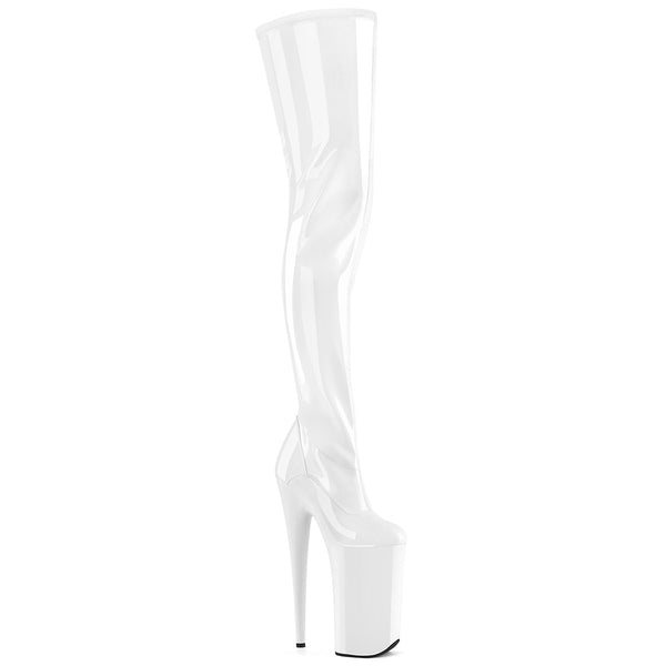 BEYOND-4000  White Stretch Patent/White