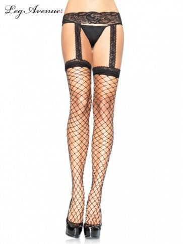 Leg Avenue Naomi Net Garter Belt Stocking 1769 1769Q