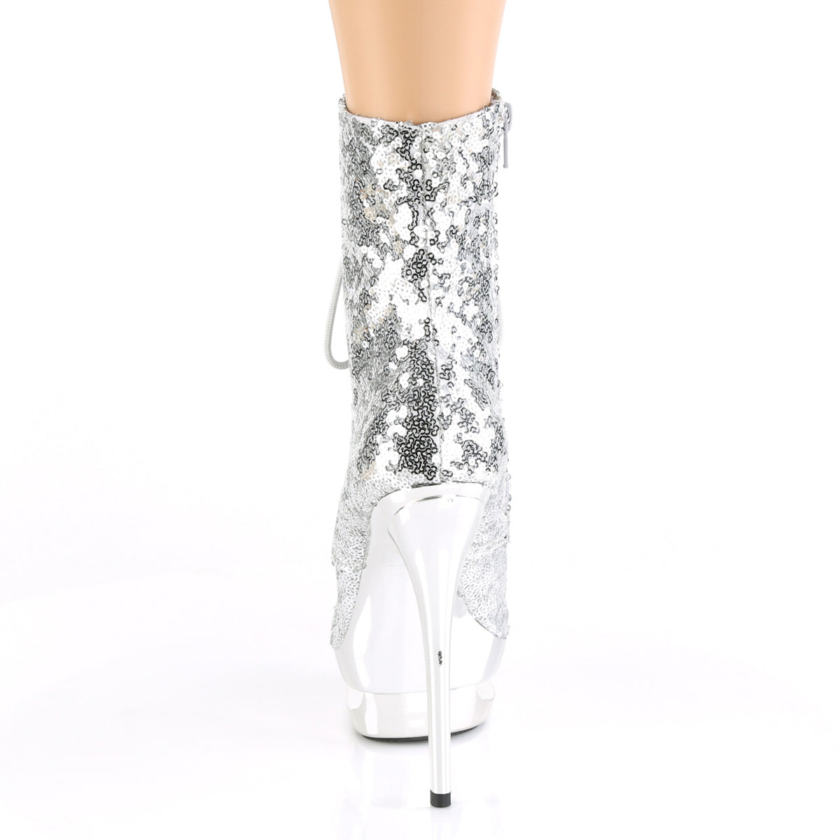 BLONDIE-R-1020  Silver Sequins/Silver Chrome