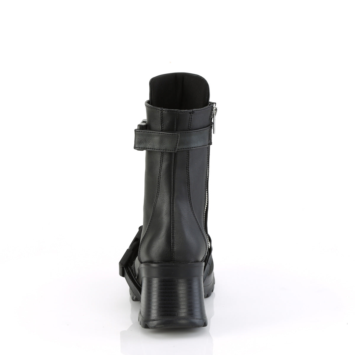 BRATTY-56  Black Vegan Leather