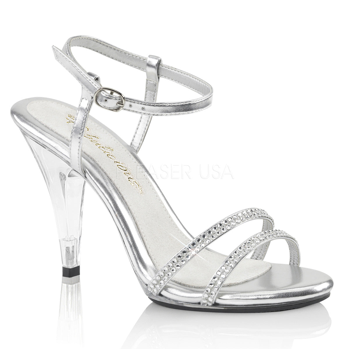 CARESS-416  Silver Metallic Pu/Clear