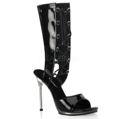 CHIC-65  Black Patent/Clear