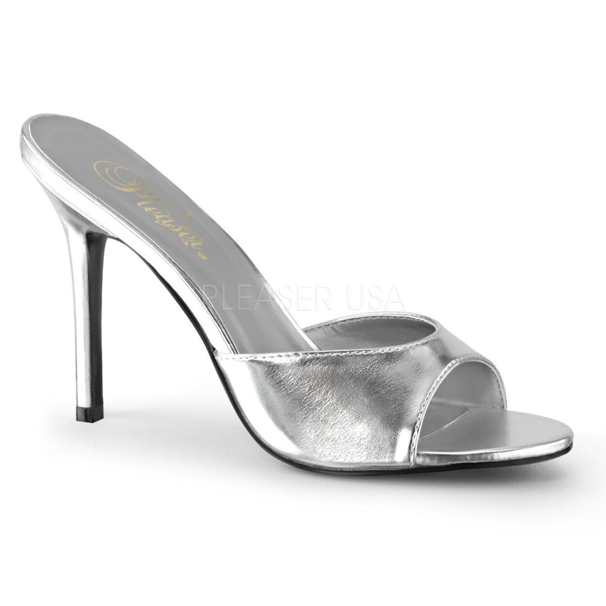 CLASSIQUE-01  Silver Metallic Pu