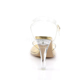 CLEARLY-408  Clear Lucite-Gold