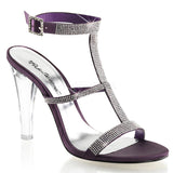 CLEARLY-418  Eggplant Satin